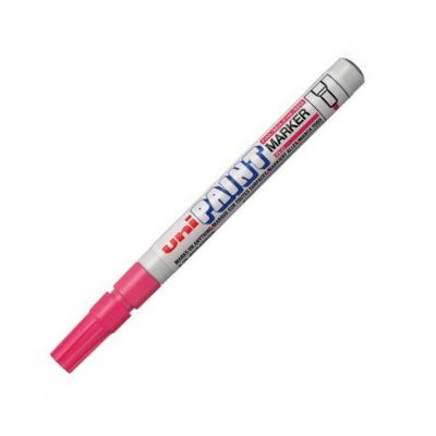 Marker cu vopsea 0.8-1.2mm, varf rotund, PX21 Uni-Ball Paint, roz
