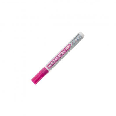 Marker cu vopsea 1-2mm, varf rotund, Daco, roz fluorescent