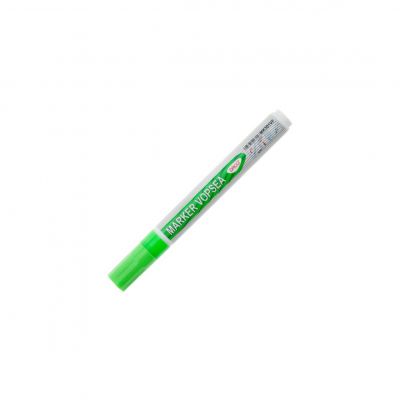 Marker cu vopsea 1-2mm, varf rotund, Daco, verde fluorescent
