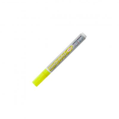 Marker cu vopsea 1-2mm, varf rotund, Daco, galben fluorescent