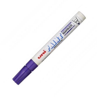 Marker cu vopsea 2.2-2.8mm, varf rotund, PX20, Uni-Ball Paint, violet