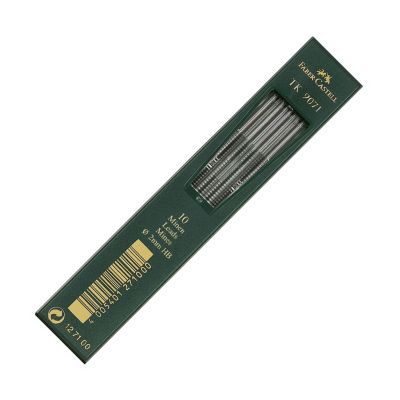 Mina creion mecanic 2.0mm, 10buc/cut, Faber-Castell TK, HB