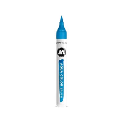 Marker acrilic, brush, 8ml, Molotow Aqua Color, primary blue