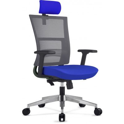 Scaun ergonomic rotativ, Next Executive, albastru