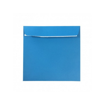 Plic color (140x140mm) 120g/mp, siliconic, 25buc/set, Daco, albastru