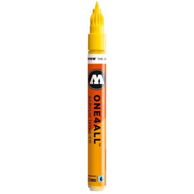 Marker acrilic, varf 1.5mm, One4All 127HS-CO Molotow, zinc yellow