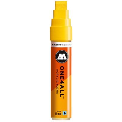 Marker acrilic, varf 15mm, One4All 627HS Molotow, dare orange