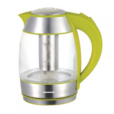 Fierbator electric cu filtru de ceai, 1.8l, 2200W, Heinner HEK-TF2200GR