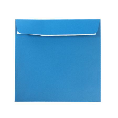 Plic color (160x160mm) 120g/mp, siliconic, 25buc/set, Daco, albastru