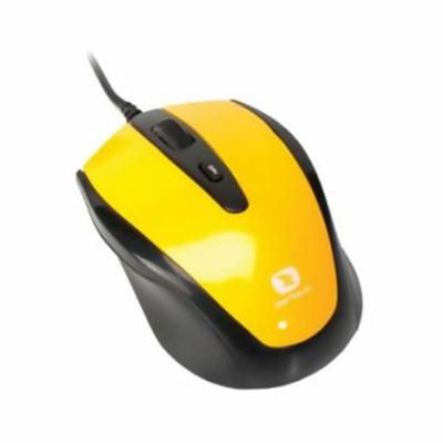 Mouse Serioux cu fir, Pastel 3300, USB, ambidextru, galben