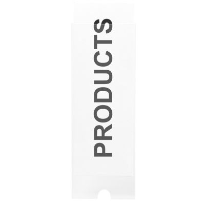 Buzunar autoadeziv pentru etichete, 25x75 mm, 12buc/set Probeco