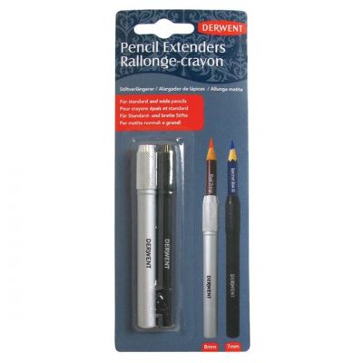 Prelungitor creion, 2buc/set, lemn, 7 si 8 mm, Derwent Professional