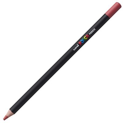 Creion pastel uleios, 4mm, KPE-200, Posca, rosu inchis