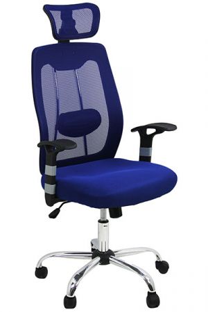 Scaun ergonomic OFF 988, albastru