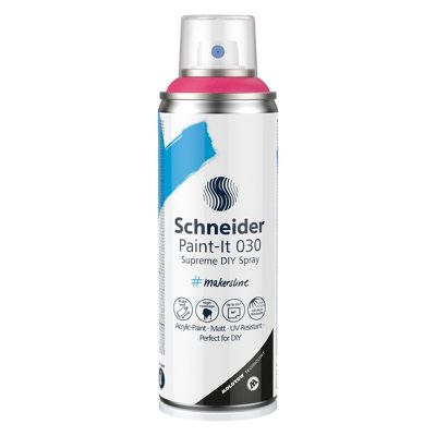 Spray cu vopsea 200ml, Supreme DIY Paint-It 030, Schneider, magenta