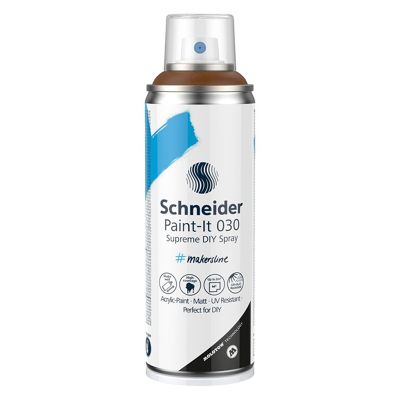 Spray cu vopsea 200ml, Supreme DIY Paint-It 030, Schneider, maro