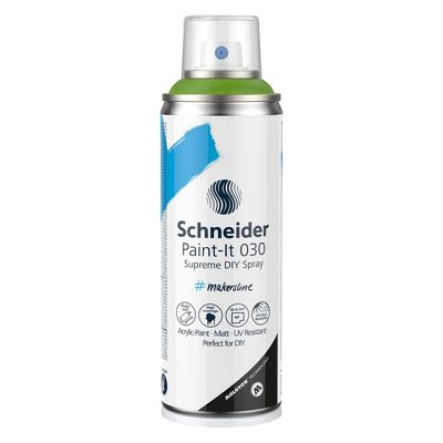 Spray cu vopsea 200ml, Supreme DIY Paint-It 030, Schneider, verde