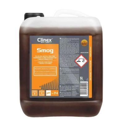CLINEX Smog, 5 litri, detergent pentru curatarea aparatelor cu aburi sau fum