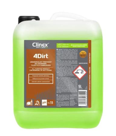CLINEX 4Dirt, 5 litri, detergent concentrat, universal, pt. degresare si curatare suprafete murdare