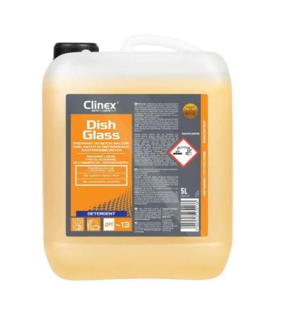 CLINEX DishGlass, 5 litri, detergent pentru masini de spalat vase, pentru spalat pahare