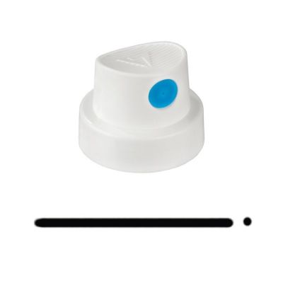 Duza spray tip softcap, albastru/alb, Molotow