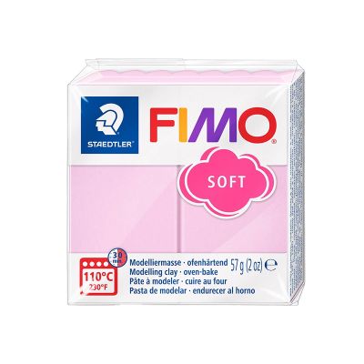 Plastilina, 57g/buc, Fimo Soft/Effect, Staedtler, roz