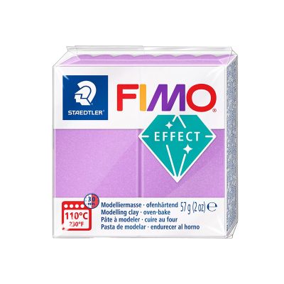 Plastilina, 57g/buc, Fimo Soft/Effect, Staedtler, liliac perlat