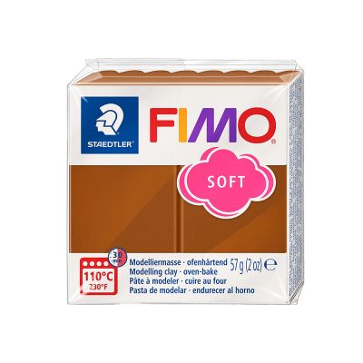 Plastilina, 57g/buc, Fimo Soft/Effect, Staedtler, caramel