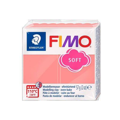 Plastilina, 57g/buc, Fimo Soft/Effect, Staedtler, roz grefa