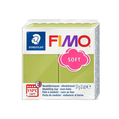 Plastilina, 57g/buc, Fimo Soft/Effect, Staedtler, fistic