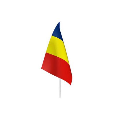 Stegulet Romania, 16x24cm, hartie, betisor plastic