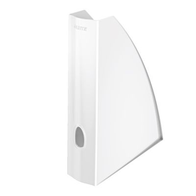 Suport vertical 7,5 cm, Leitz Wow, alb metalizat