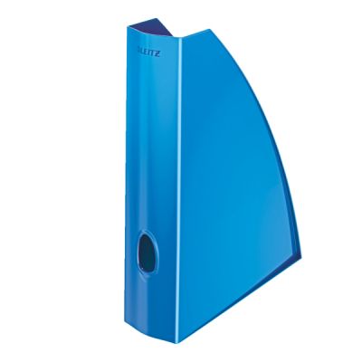 Suport vertical 7,5 cm, Leitz Wow, albastru metalizat