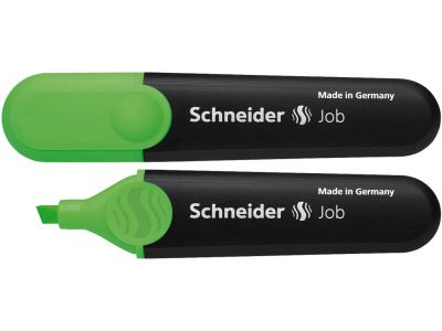 Textmarker varf tesit, Schneider Job, verde