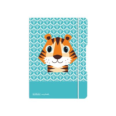 Caiet My.Book Flex A5, 40 file, Cute Animals Tiger Herlitz, dictando