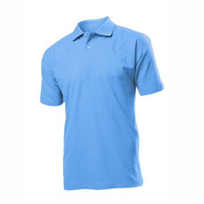 Tricou Polo, color, unisex, Stedman  albastru deschis