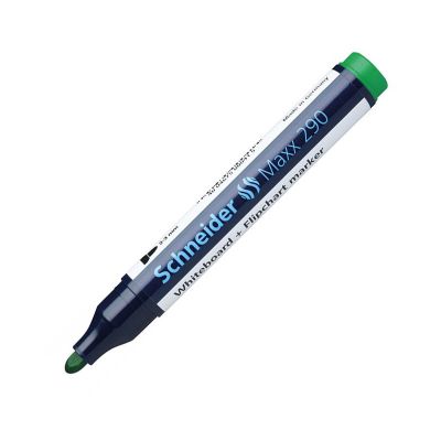 Marker whiteboard+flipchart 3.0mm, Schneider Maxx 290, verde