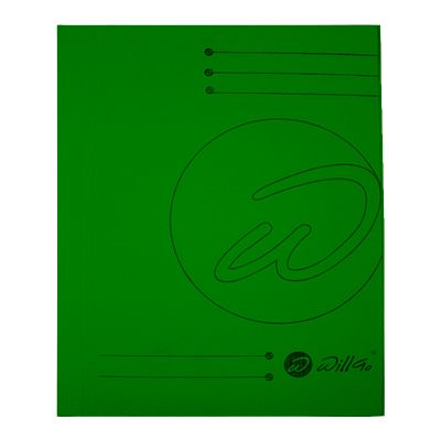 Dosar carton cu sina, 250g/mp, Willgo, verde