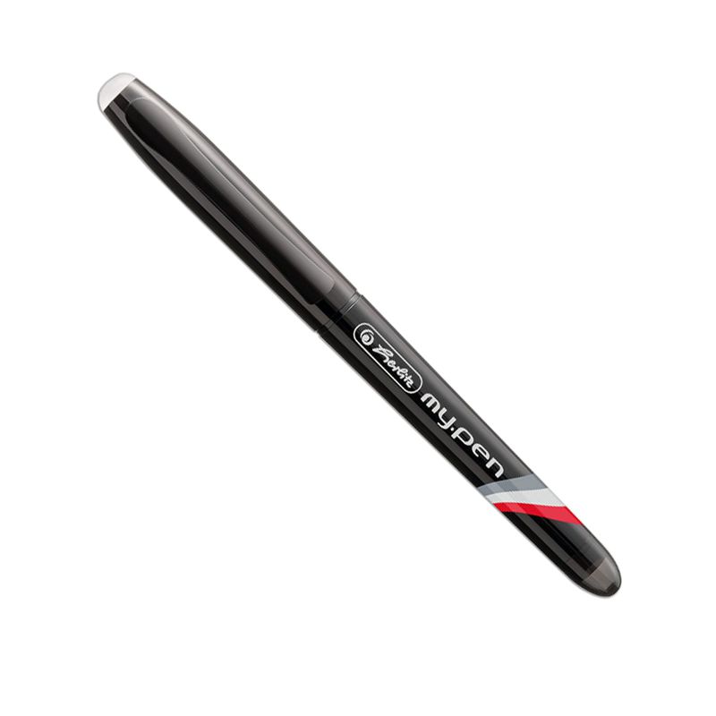 Roller 0.7mm My.Pen Write Erase Write, negru Herlitz imagine 2022 depozituldepapetarie.ro