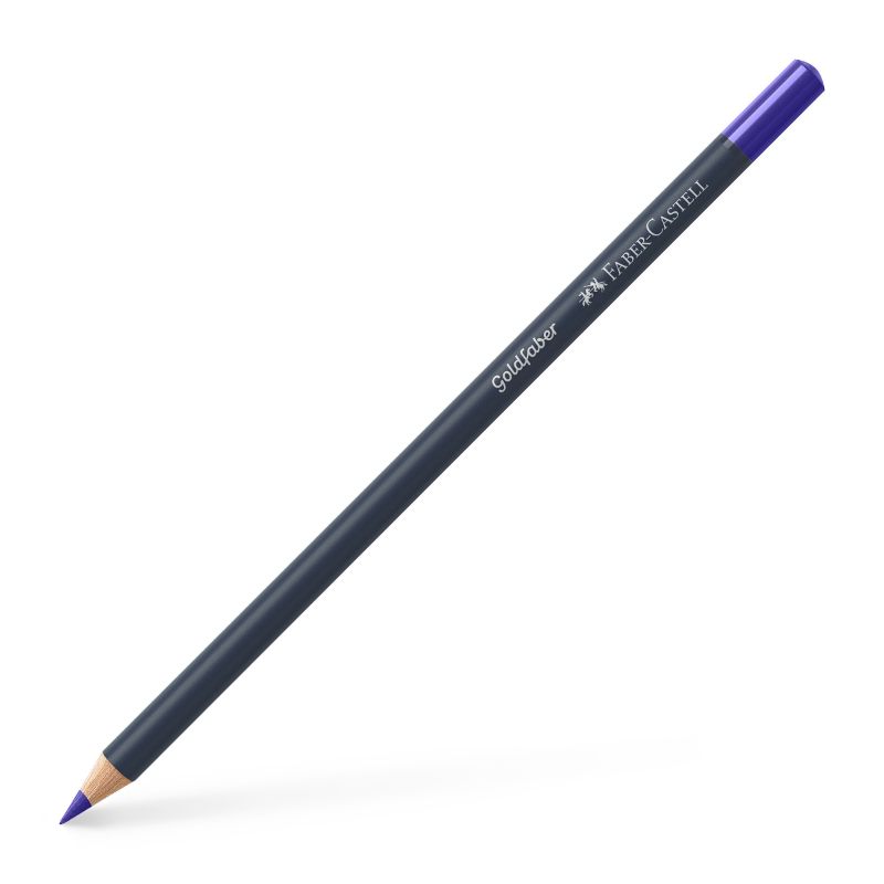 Creion color Faber-Castell Goldfaber 137, albastru violet Faber-Castell imagine 2022 cartile.ro