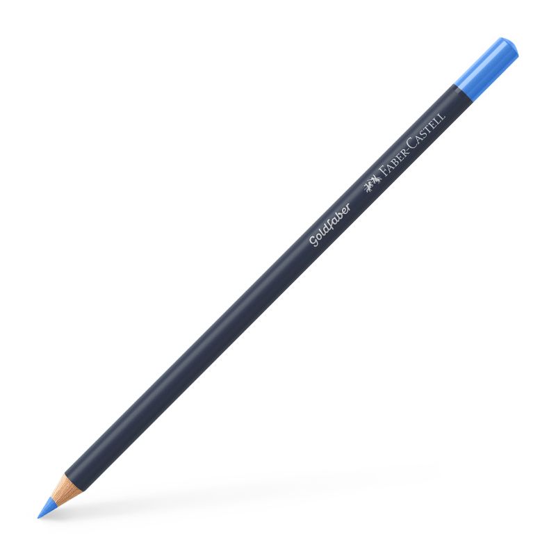 Creion color Faber-Castell Goldfaber 140, albastru ultramarin Faber-Castell imagine 2022 depozituldepapetarie.ro