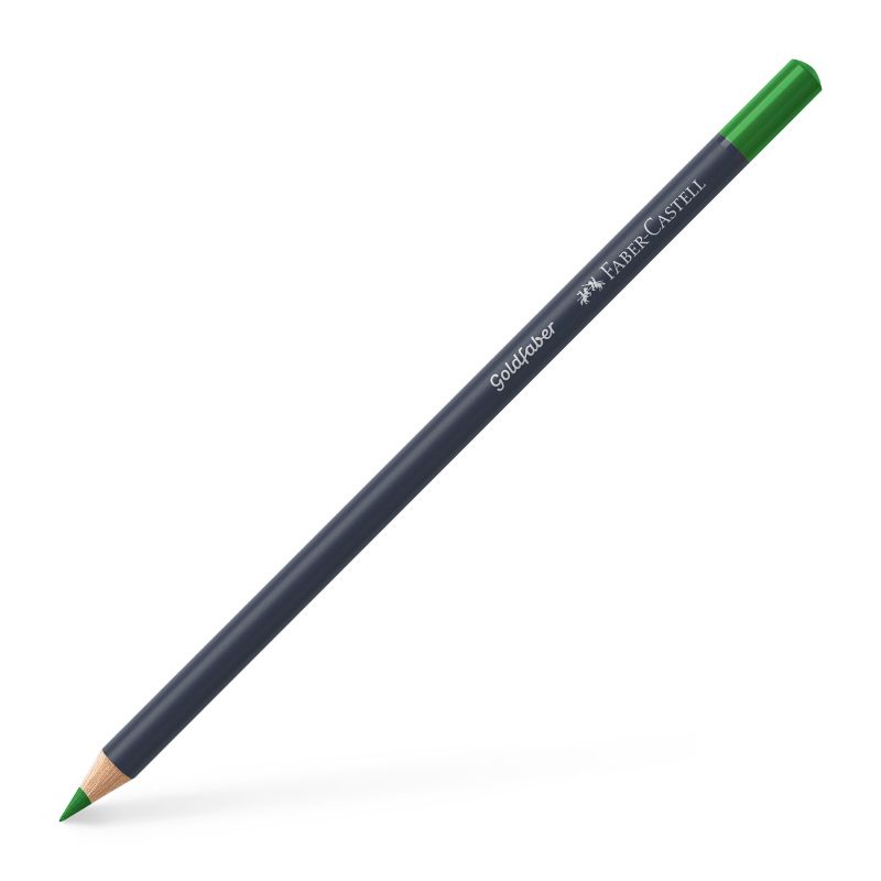 Creion color Faber-Castell Goldfaber 166, verde iarba Faber-Castell imagine 2022 depozituldepapetarie.ro