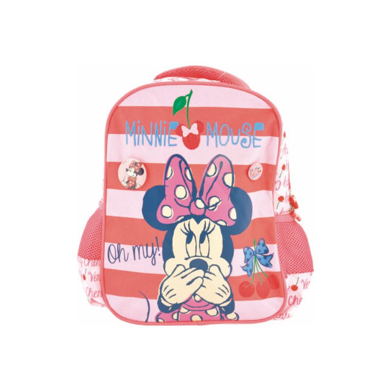 Ghiozdan clasa 0, roz cirese, Minnie Mouse Pigna