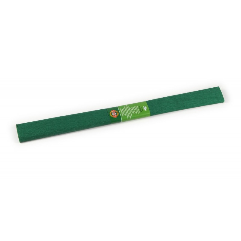 Hartie creponata 0.5×2.5 m, Koh-I-Noor, verde inchis Koh-I-Noor
