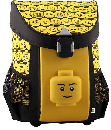 Ghiozdan scoala Easy LEGO Core Line – design Minifigures Heads Lego imagine 2022 cartile.ro