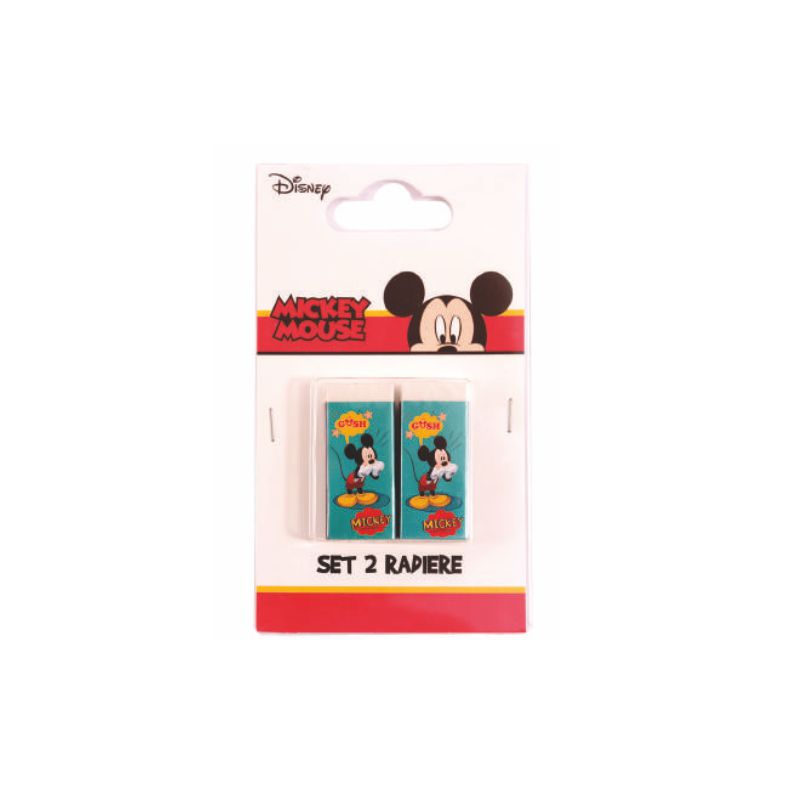 Set 2 radiere, Mickey Mouse