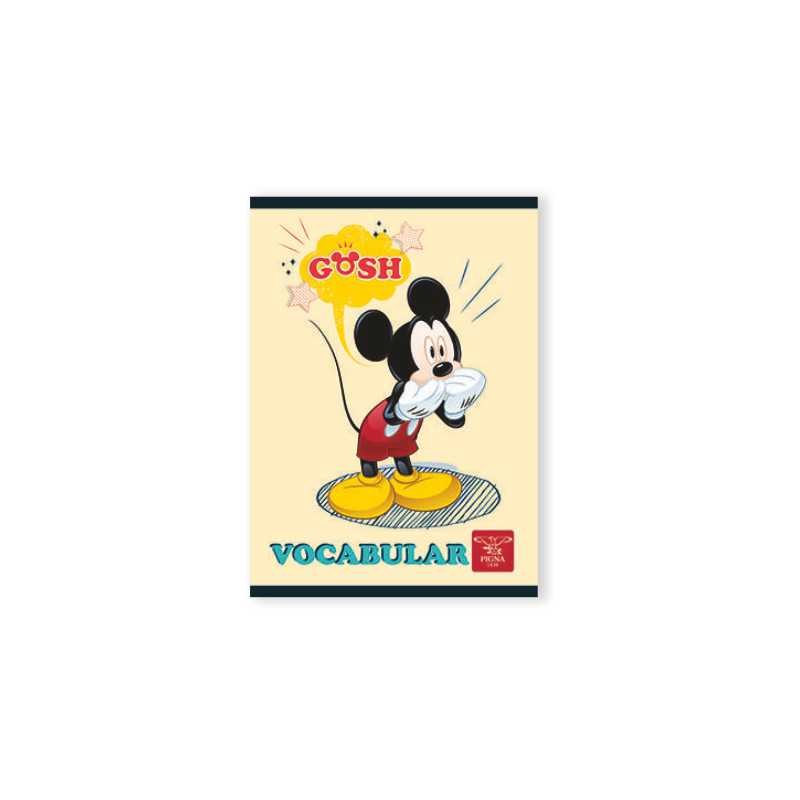 Vocabular, 24file, Mickey Mouse Pigna imagine 2022 cartile.ro